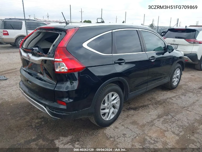 2015 Honda Cr-V Ex VIN: 3CZRM3H51FG709869 Lot: 40263129