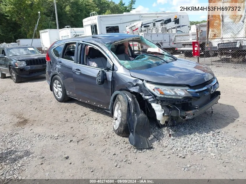 2015 Honda Cr-V Ex VIN: 2HKRM4H53FH697372 Lot: 40274580