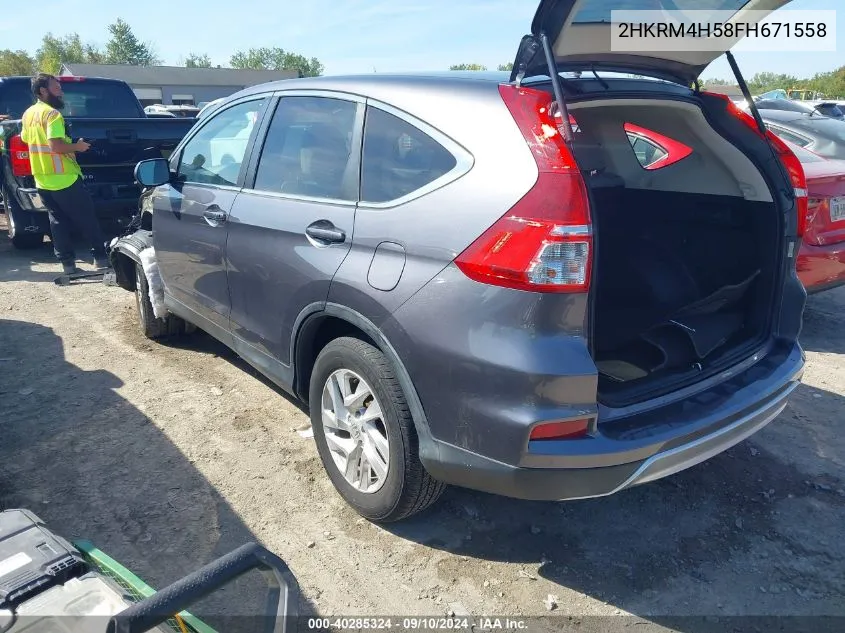 2HKRM4H58FH671558 2015 Honda Cr-V Ex