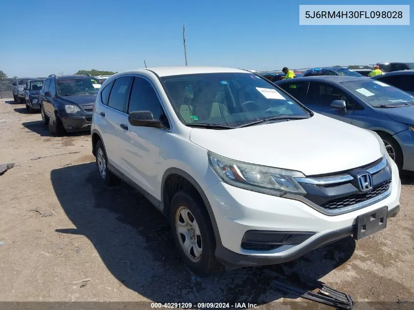 5J6RM4H30FL098028 2015 Honda Cr-V Lx