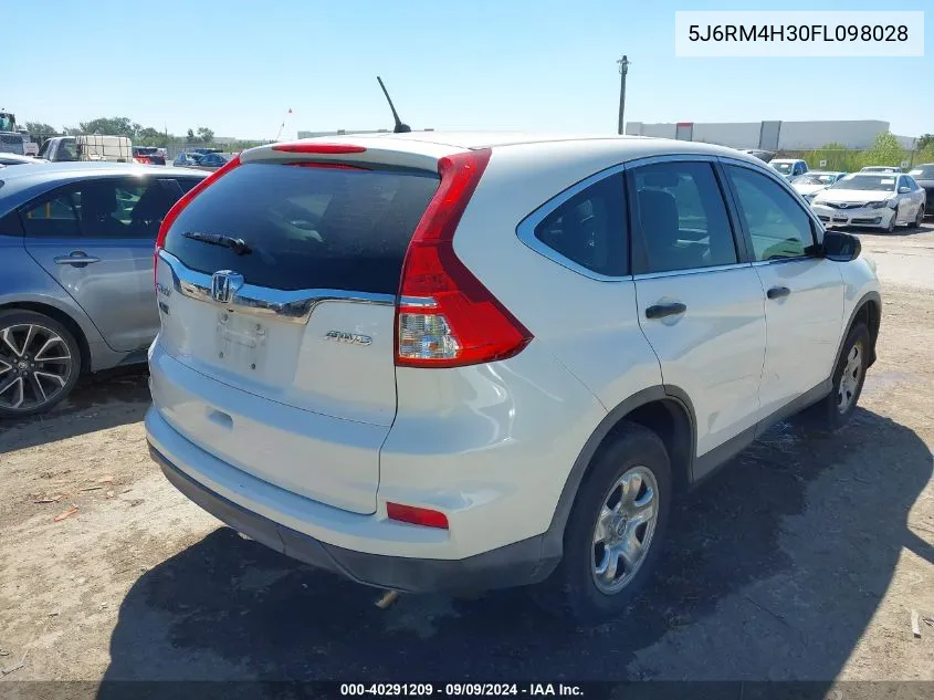 5J6RM4H30FL098028 2015 Honda Cr-V Lx