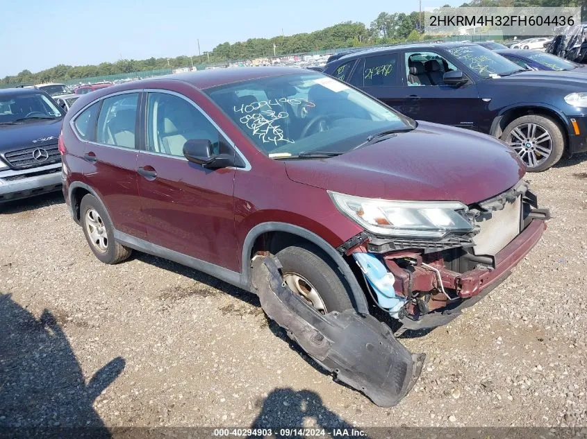 2HKRM4H32FH604436 2015 Honda Cr-V Lx