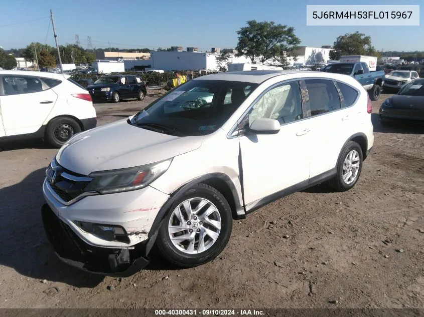 5J6RM4H53FL015967 2015 Honda Cr-V Ex