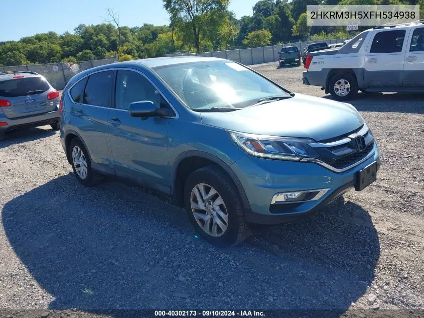 2015 Honda Cr-V Ex VIN: 2HKRM3H5XFH534938 Lot: 40302173