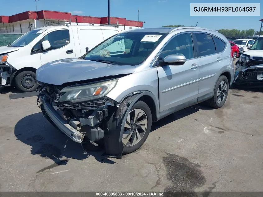 5J6RM4H93FL064587 2015 Honda Cr-V Touring