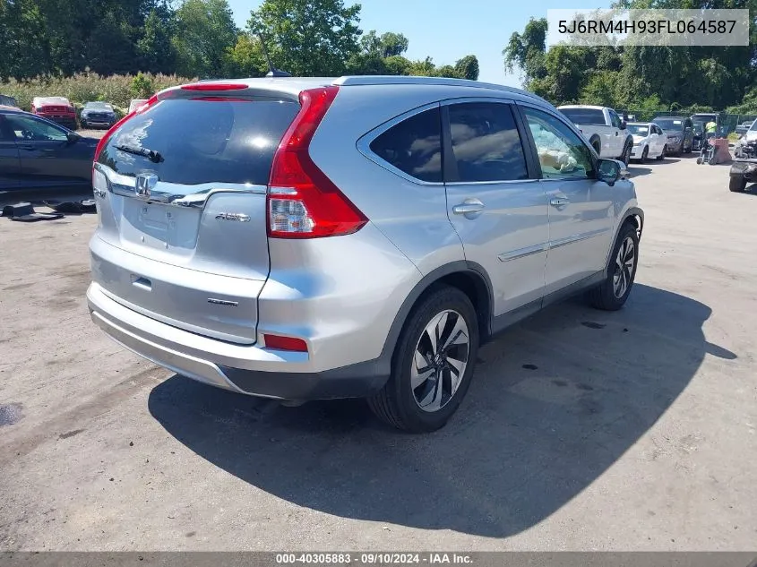 2015 Honda Cr-V Touring VIN: 5J6RM4H93FL064587 Lot: 40305883