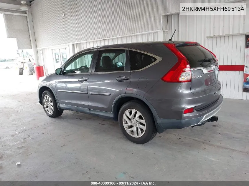 2015 Honda Cr-V Ex VIN: 2HKRM4H5XFH695134 Lot: 40309306