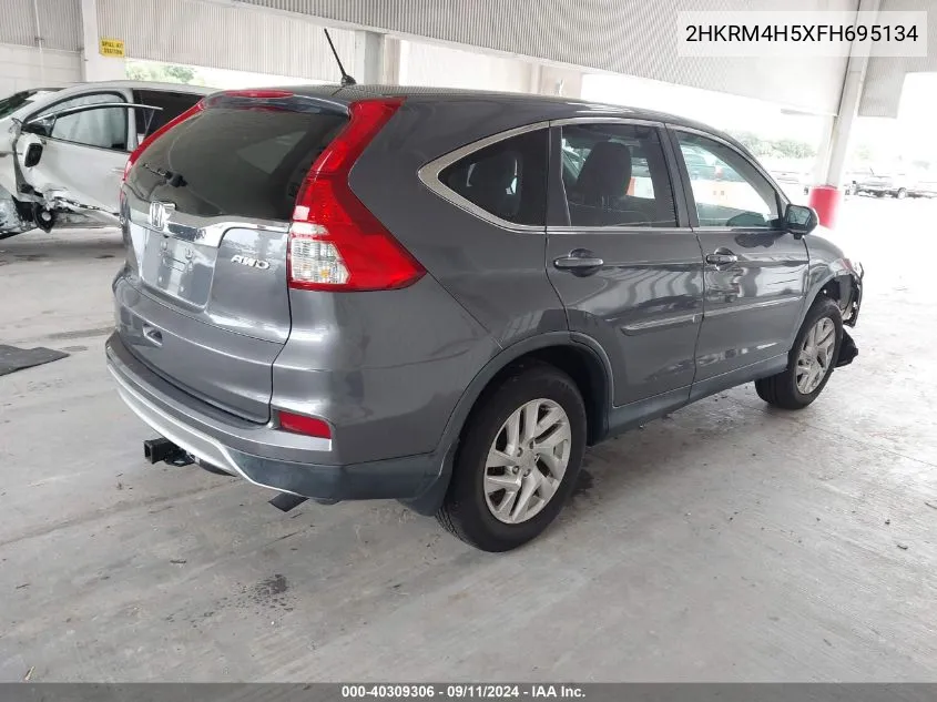 2015 Honda Cr-V Ex VIN: 2HKRM4H5XFH695134 Lot: 40309306