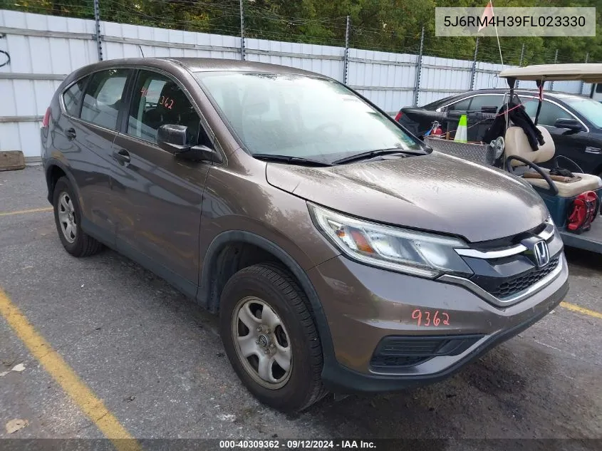 2015 Honda Cr-V Lx VIN: 5J6RM4H39FL023330 Lot: 40309362