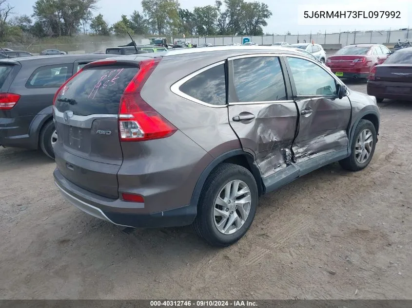 2015 Honda Cr-V Exl VIN: 5J6RM4H73FL097992 Lot: 40312746