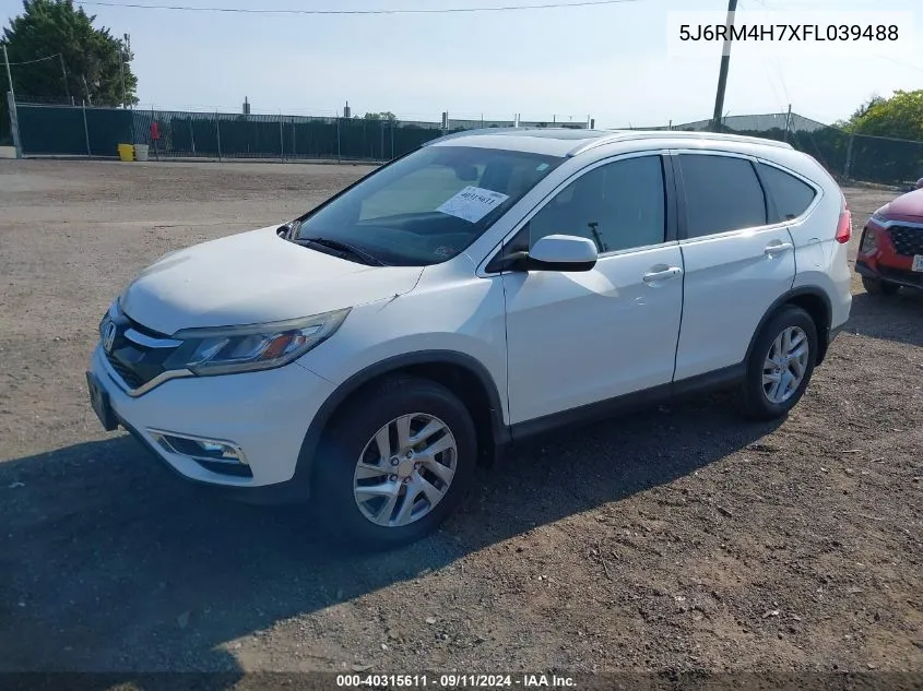 5J6RM4H7XFL039488 2015 Honda Cr-V Ex-L