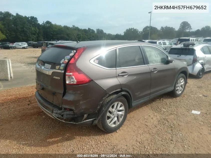 2HKRM4H57FH679652 2015 Honda Cr-V Ex