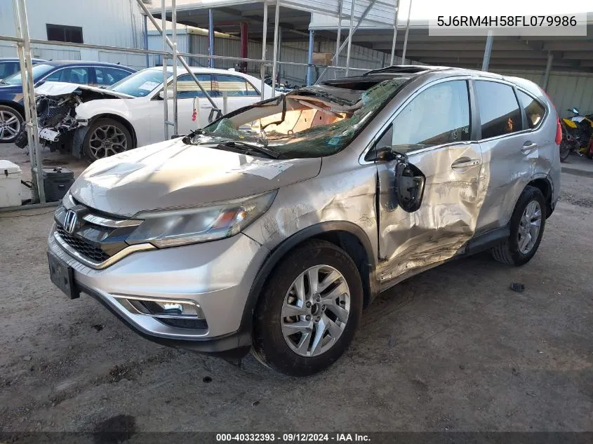 2015 Honda Cr-V Ex VIN: 5J6RM4H58FL079986 Lot: 40332393