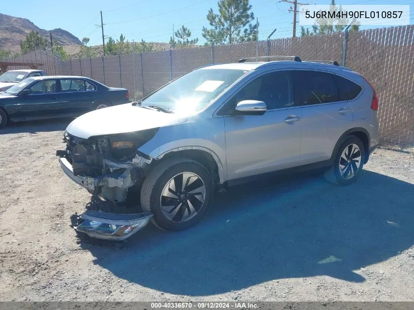 2015 Honda Cr-V Touring VIN: 5J6RM4H90FL010857 Lot: 40336570