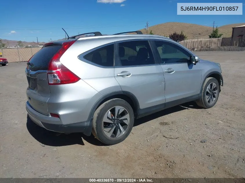 2015 Honda Cr-V Touring VIN: 5J6RM4H90FL010857 Lot: 40336570