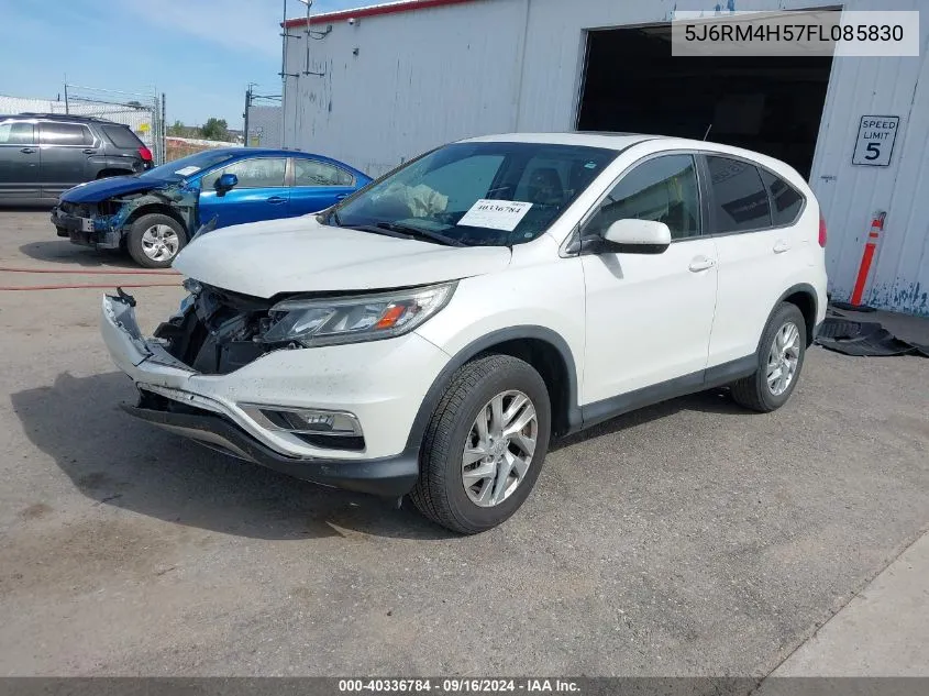 2015 Honda Cr-V Ex VIN: 5J6RM4H57FL085830 Lot: 40336784