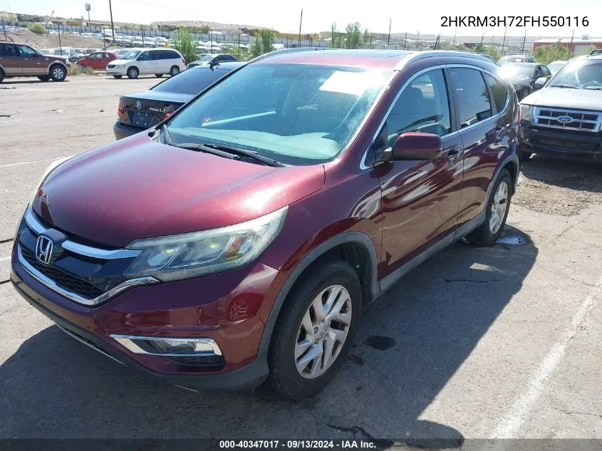 2HKRM3H72FH550116 2015 Honda Cr-V Ex-L