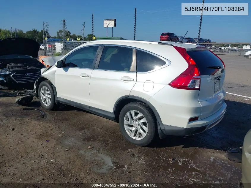 2015 Honda Cr-V Ex-L VIN: 5J6RM4H70FL108284 Lot: 40347552