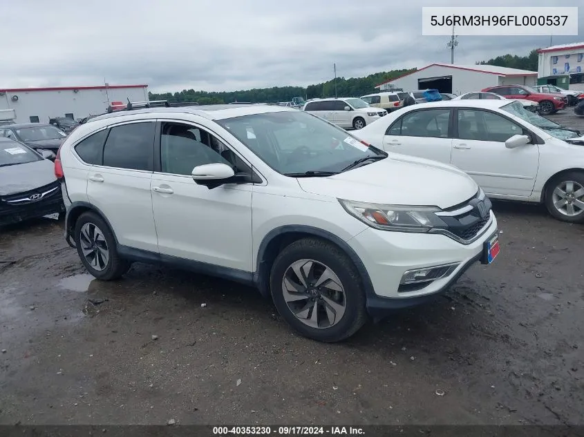 2015 Honda Cr-V Touring VIN: 5J6RM3H96FL000537 Lot: 40353230