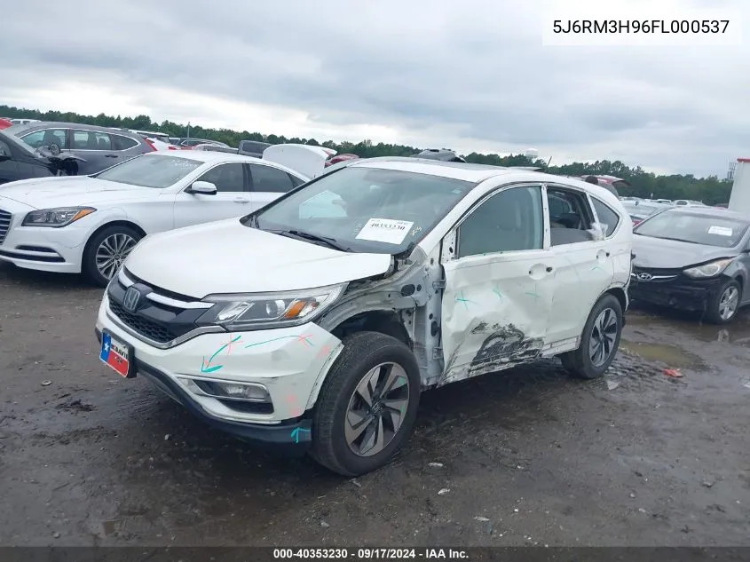 2015 Honda Cr-V Touring VIN: 5J6RM3H96FL000537 Lot: 40353230