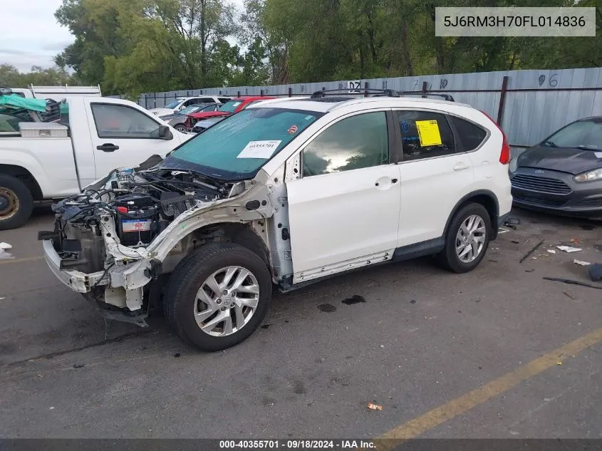 5J6RM3H70FL014836 2015 Honda Cr-V Ex-L