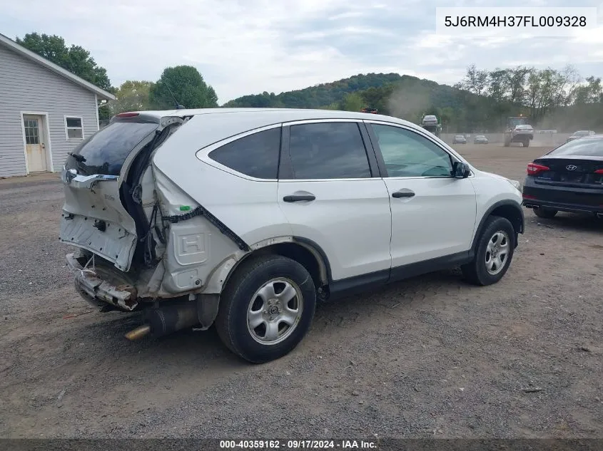 2015 Honda Cr-V Lx VIN: 5J6RM4H37FL009328 Lot: 40359162