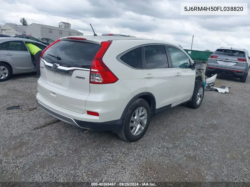 2015 Honda Cr-V Ex VIN: 5J6RM4H50FL038820 Lot: 40365467