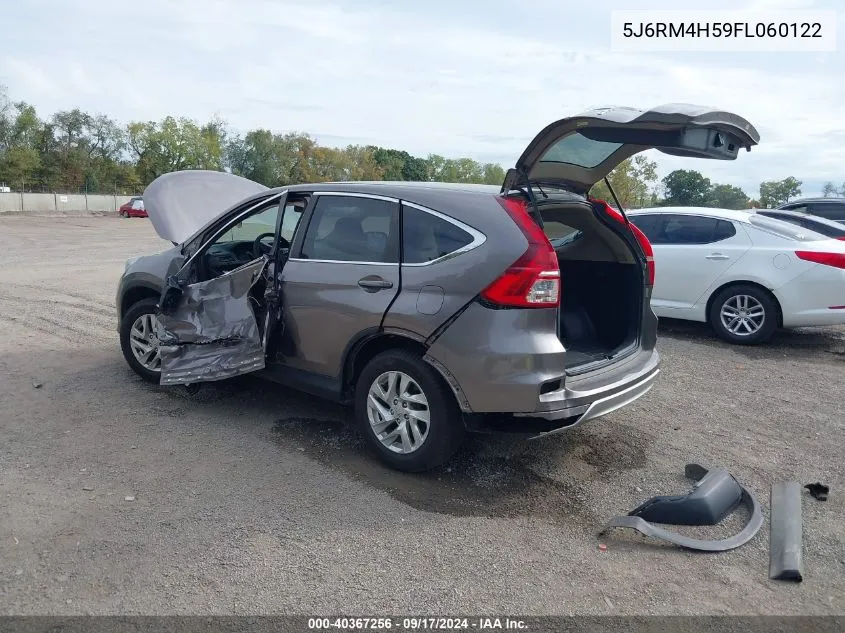 2015 Honda Cr-V Ex VIN: 5J6RM4H59FL060122 Lot: 40367256