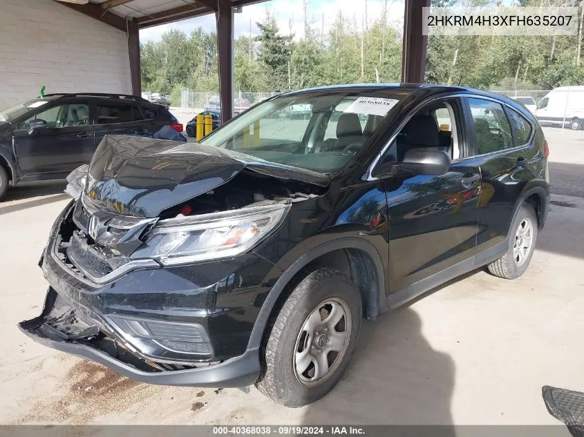 2015 Honda Cr-V Lx VIN: 2HKRM4H3XFH635207 Lot: 40368038