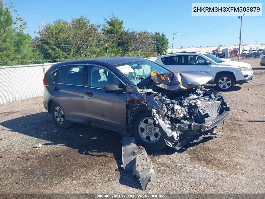 2015 Honda Cr-V Lx VIN: 2HKRM3H3XFM503879 Lot: 40378548