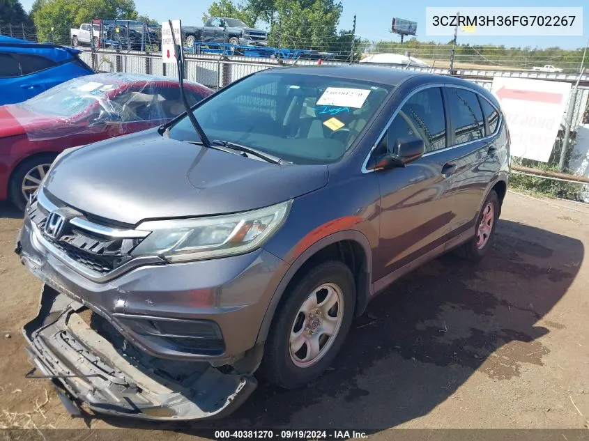 3CZRM3H36FG702267 2015 Honda Cr-V Lx