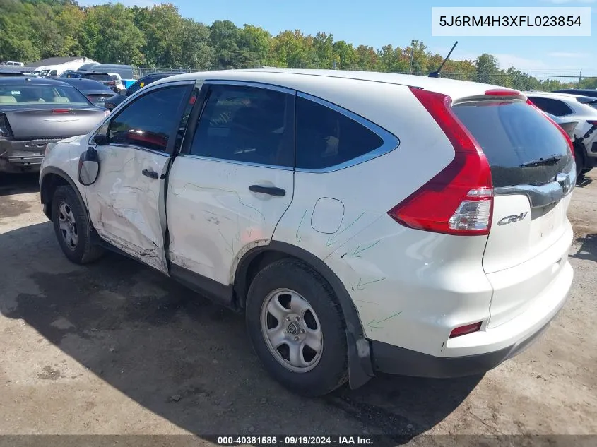 2015 Honda Cr-V Lx VIN: 5J6RM4H3XFL023854 Lot: 40381585