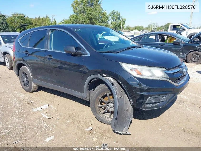 2015 Honda Cr-V Lx VIN: 5J6RM4H30FL028576 Lot: 40385737