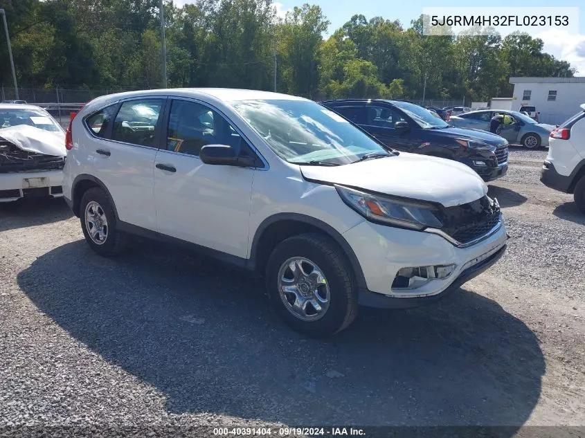 2015 Honda Cr-V Lx VIN: 5J6RM4H32FL023153 Lot: 40391404