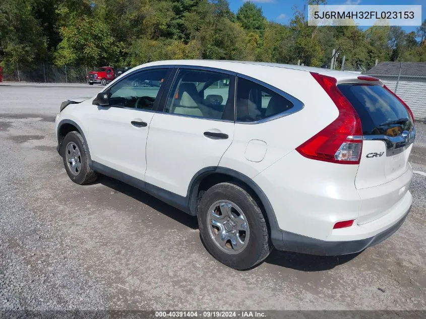 2015 Honda Cr-V Lx VIN: 5J6RM4H32FL023153 Lot: 40391404