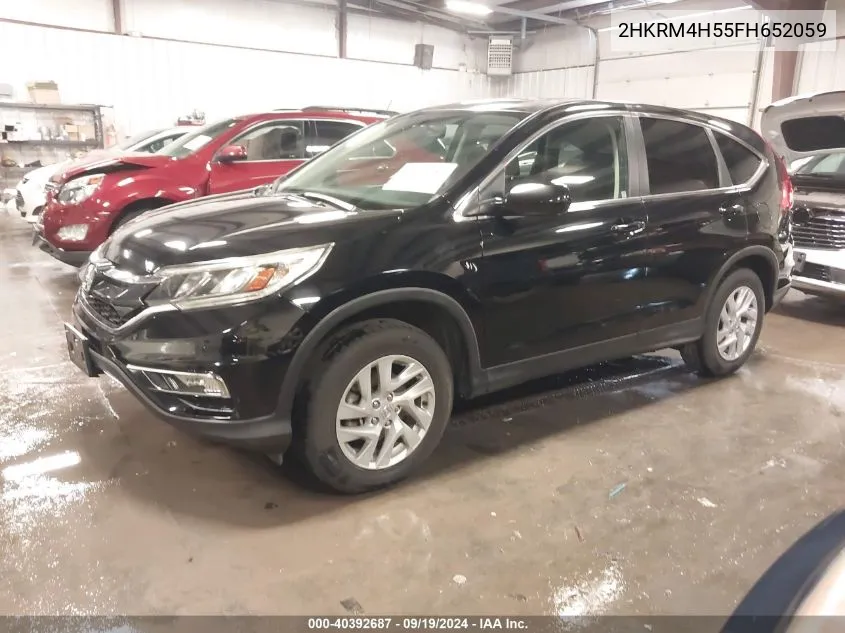 2015 Honda Cr-V Ex VIN: 2HKRM4H55FH652059 Lot: 40392687