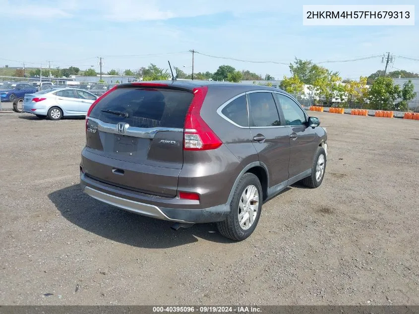 2015 Honda Cr-V Ex VIN: 2HKRM4H57FH679313 Lot: 40395096