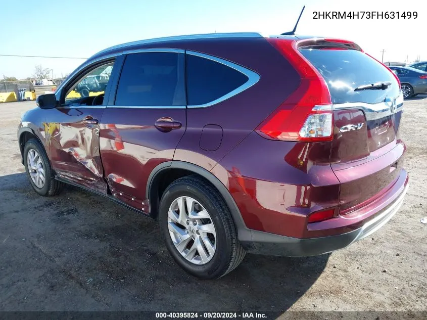 2HKRM4H73FH631499 2015 Honda Cr-V Ex-L