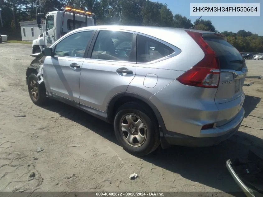 2HKRM3H34FH550664 2015 Honda Cr-V Lx