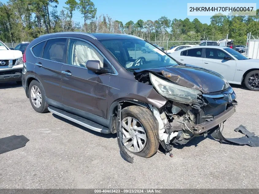 2HKRM4H70FH600047 2015 Honda Cr-V Exl