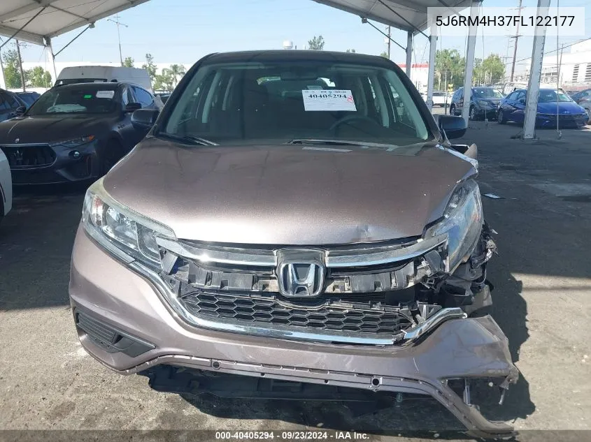 5J6RM4H37FL122177 2015 Honda Cr-V Lx