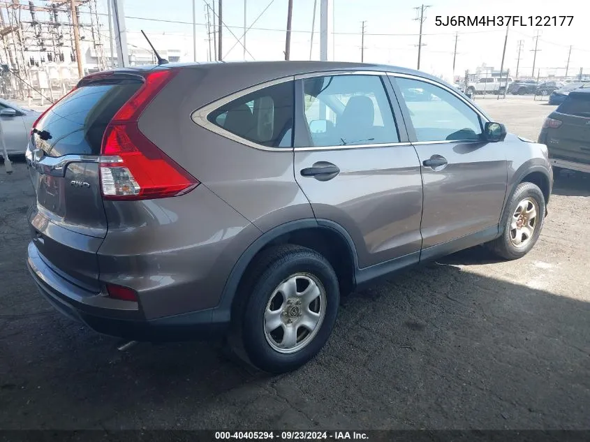 5J6RM4H37FL122177 2015 Honda Cr-V Lx