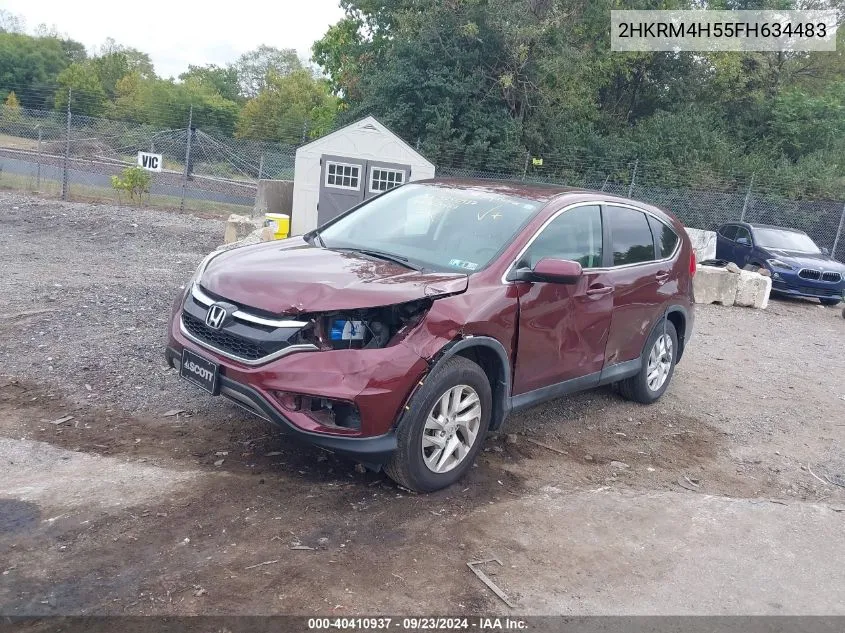 2HKRM4H55FH634483 2015 Honda Cr-V Ex