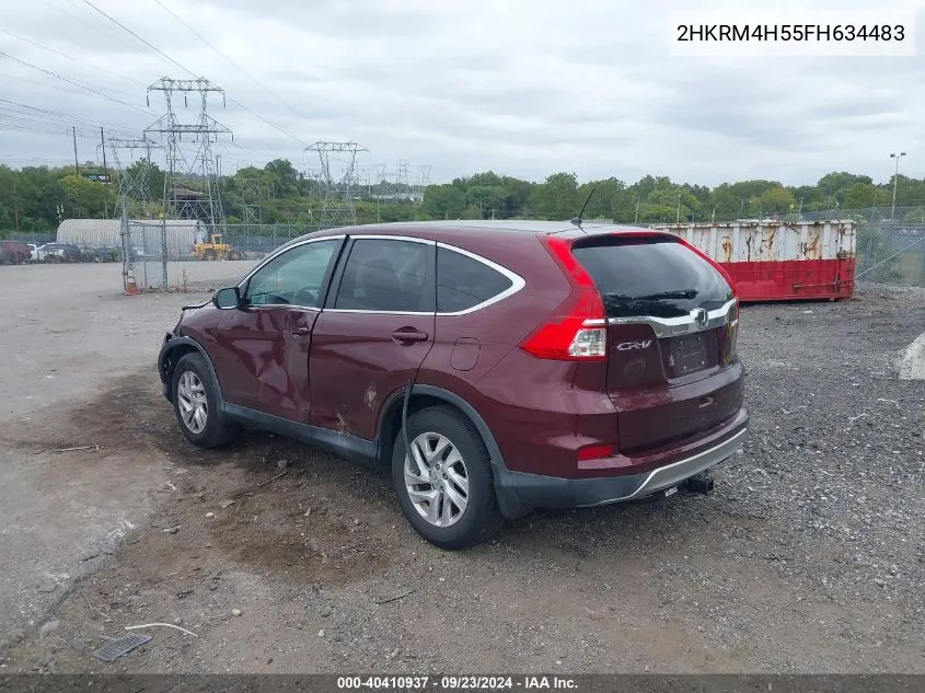 2HKRM4H55FH634483 2015 Honda Cr-V Ex