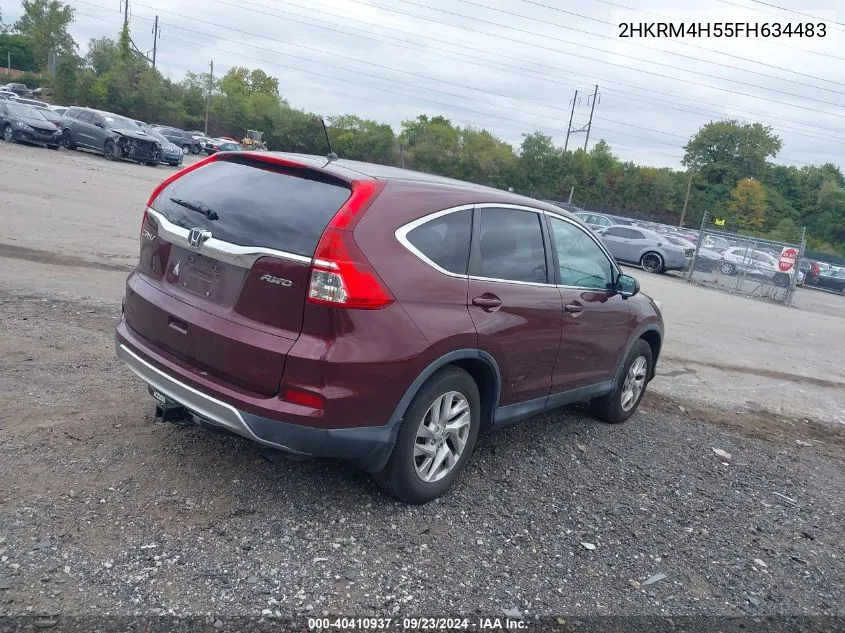 2015 Honda Cr-V Ex VIN: 2HKRM4H55FH634483 Lot: 40410937