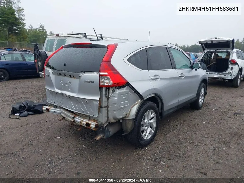 2HKRM4H51FH683681 2015 Honda Cr-V Ex