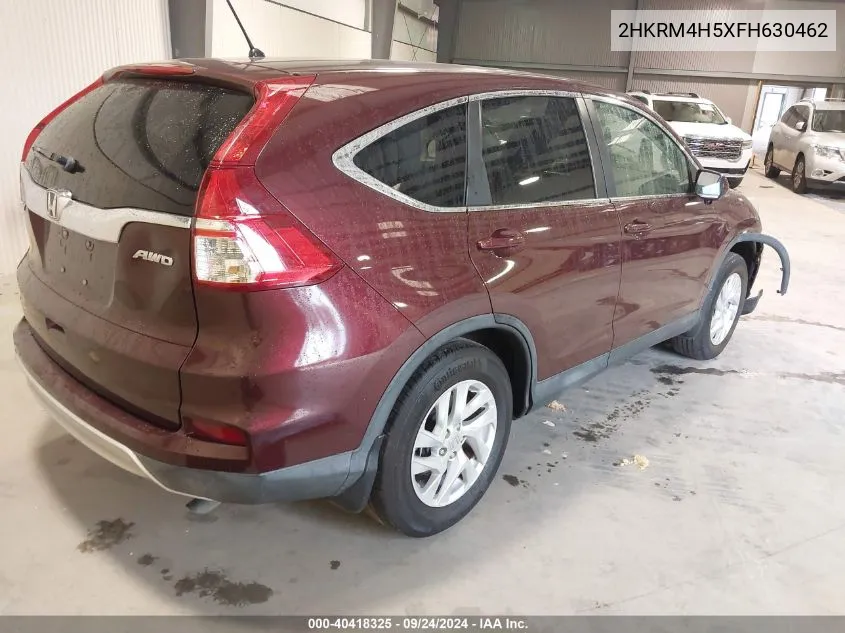 2015 Honda Cr-V Ex VIN: 2HKRM4H5XFH630462 Lot: 40418325