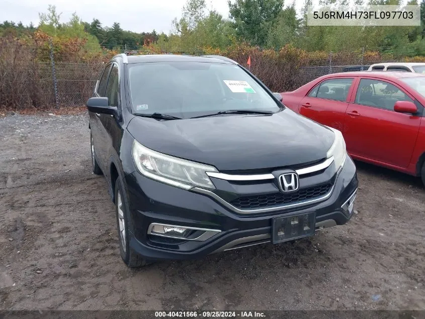 2015 Honda Cr-V Ex-L VIN: 5J6RM4H73FL097703 Lot: 40421566