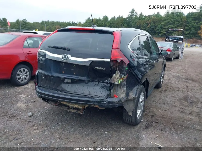 5J6RM4H73FL097703 2015 Honda Cr-V Ex-L