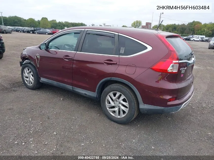 2015 Honda Cr-V Ex VIN: 2HKRM4H56FH603484 Lot: 40422755